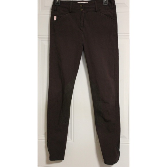 The Tailored Sportsman Women's Brown Equestrian Riding Breeches SZ 26 USA Made - Picture 2 of 11